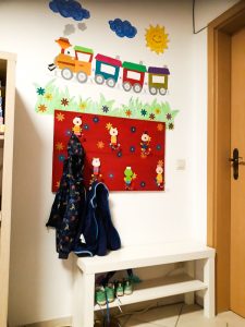 Garderobe für die Kleinen
